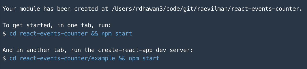 create-react-library