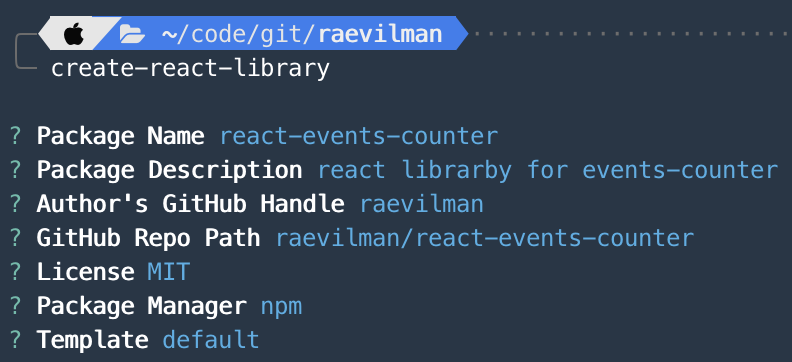 create-react-library